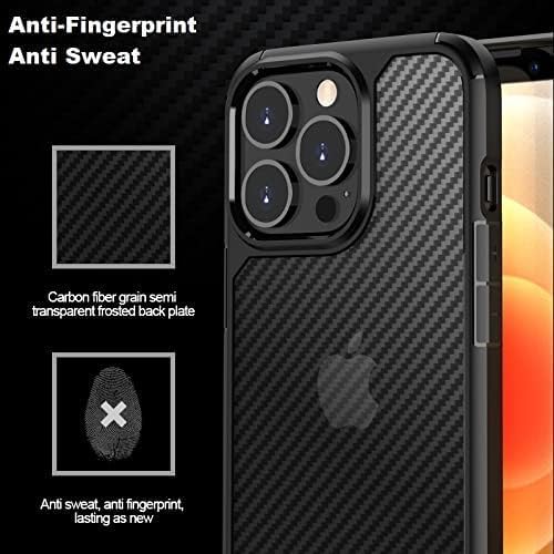 Berlia Carbon Fiber Back Cover iPhone 15 Pro Max Proof Military Grade