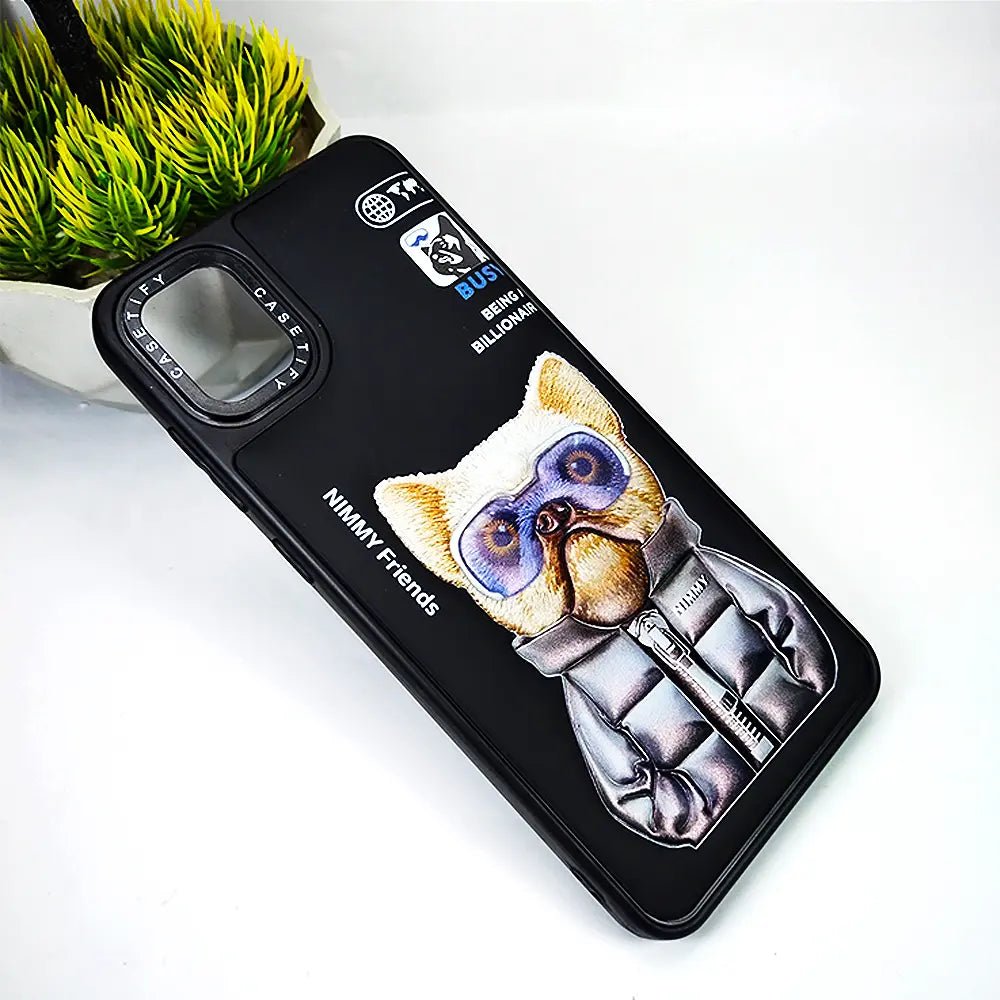 Casetify Nimmy Friends Black Dog 3D embroidered iPhone case