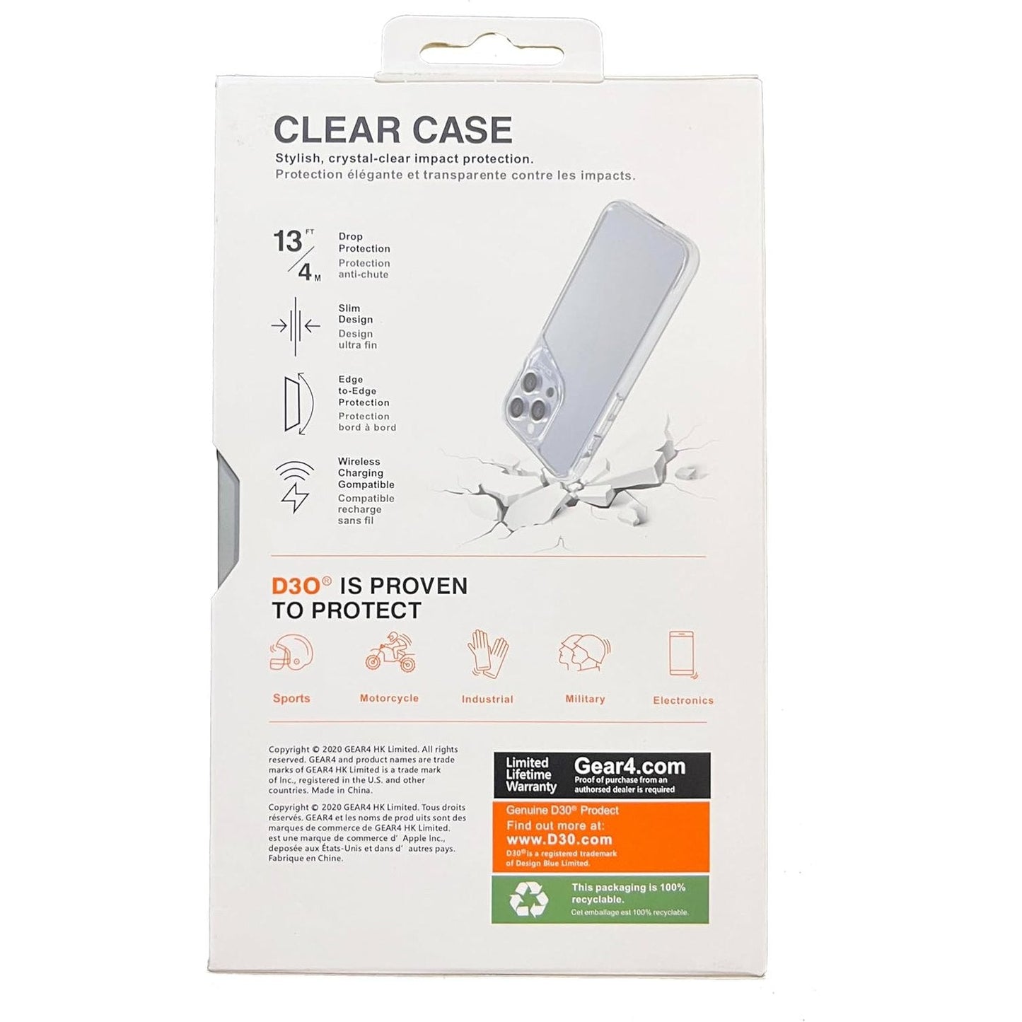 Gear4 iPhone Slim Crystal Palace Clear case