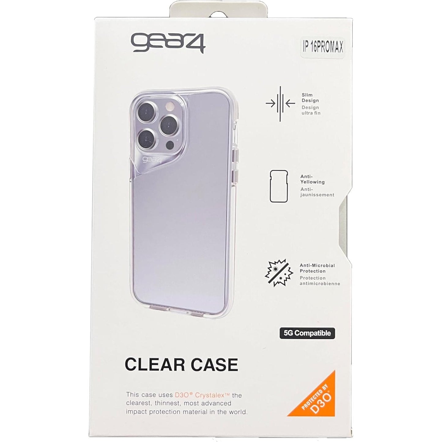 Gear4 iPhone Slim Crystal Palace Clear case