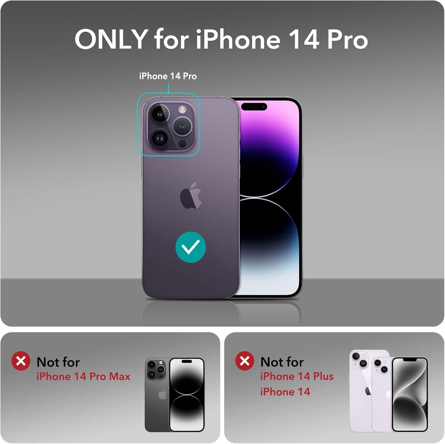 Magnetic Case with MagSafe, Shockproof Military - Grade Protection, Magnetic Phone Clear Case for iPhone 14 Pro Clear - Mobnizer.com