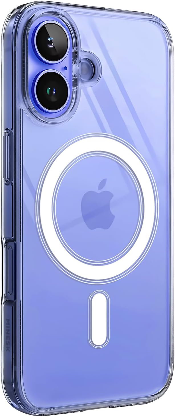 Minesk Clear Case Compatible with Magsafe for iPhone Crystal Clear Material Polycarbonate Back - Mobnizer.com