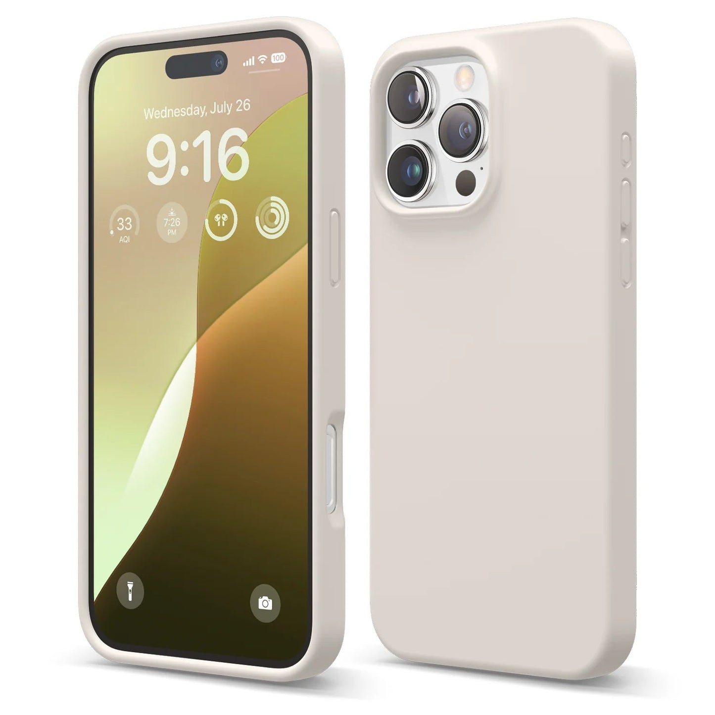 Silicone Case Silky Soft Finish Cover For iPhone 16 Pro Max