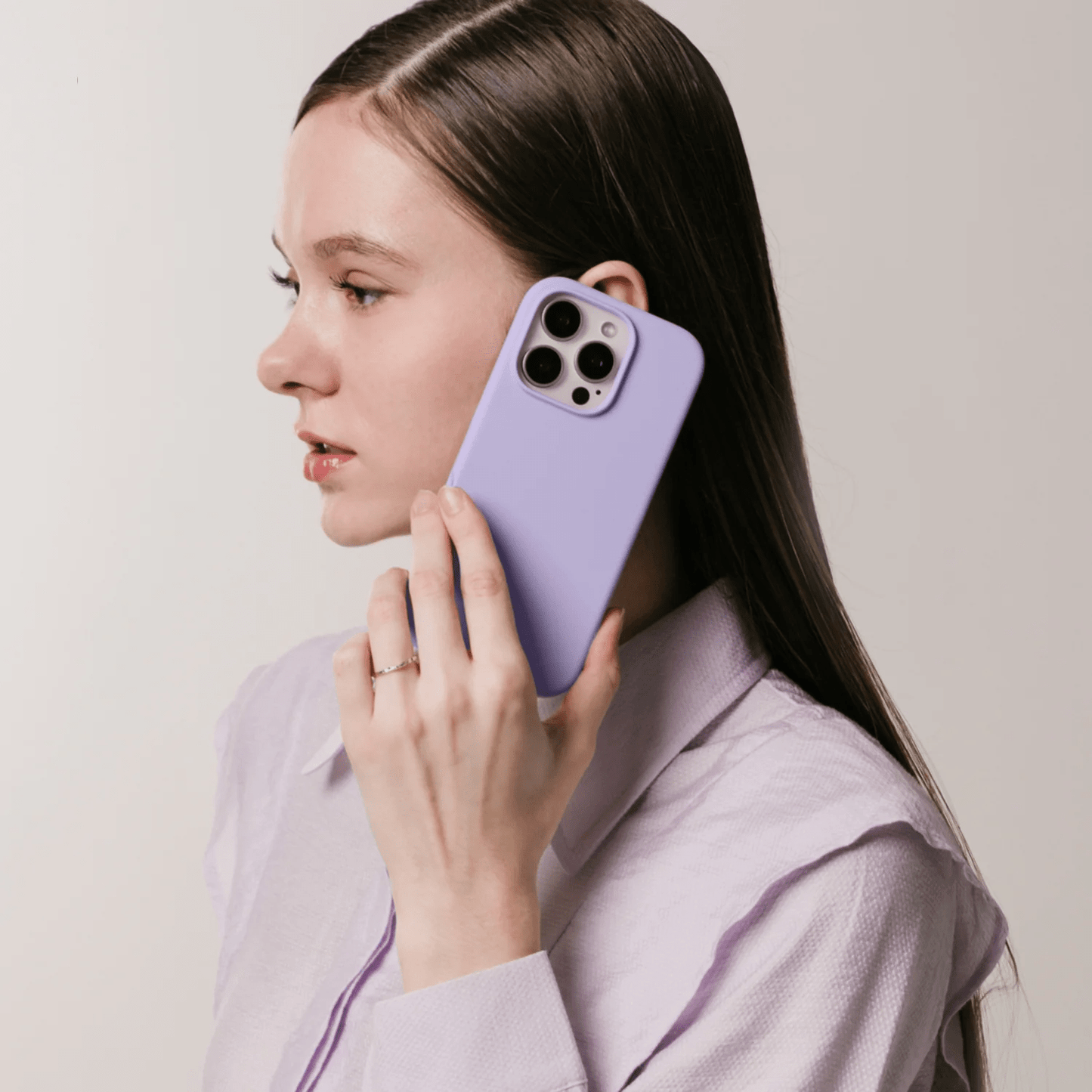 Silicone Case Silky Soft Finish Cover For iPhone 16 Pro Max
