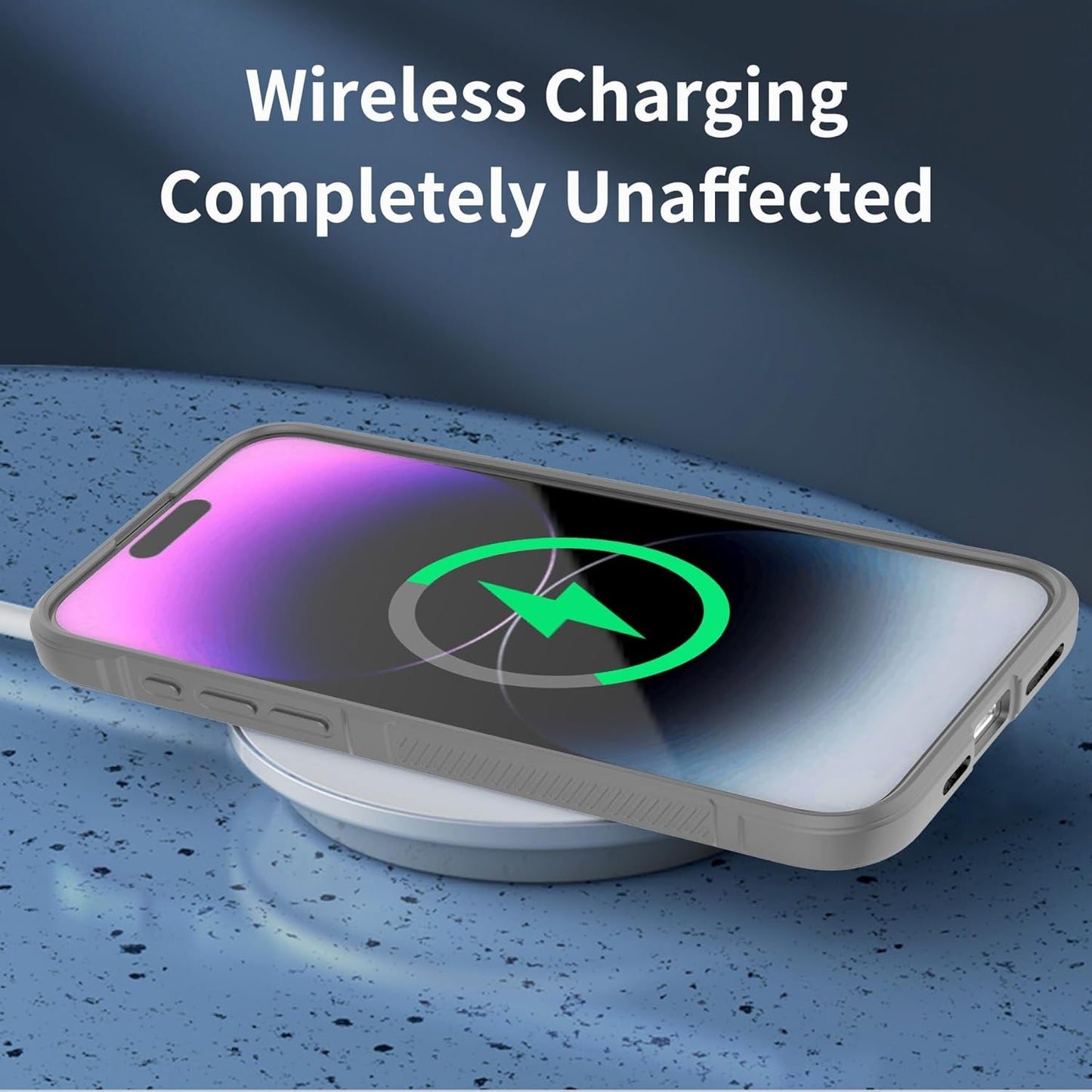 Spigen Back Cover for iPhone Military Grade Protection Shockproof Bumper Gray