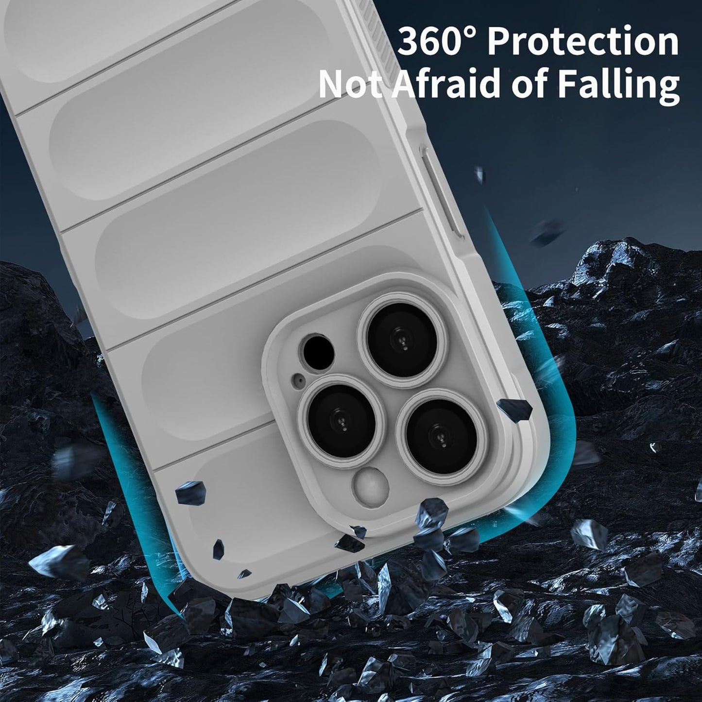 Spigen Back Cover for iPhone Military Grade Protection Shockproof Bumper Gray