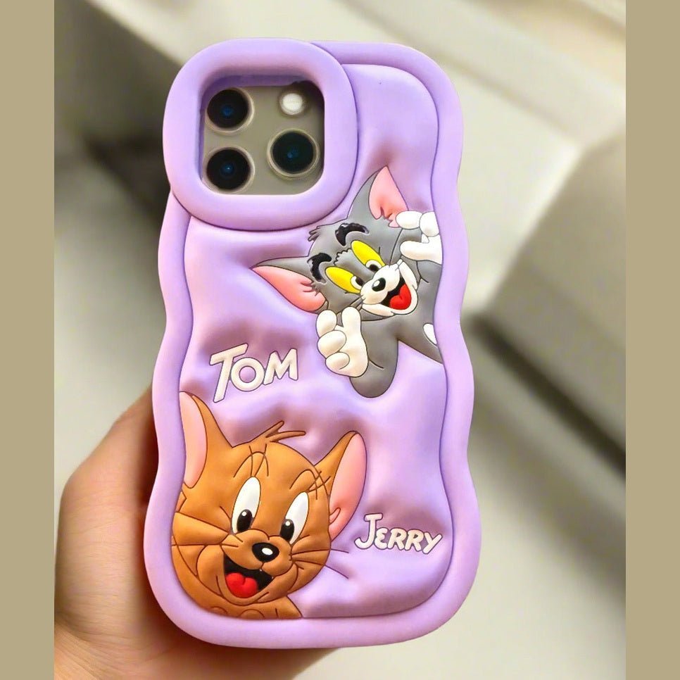 Tom & Jerry 3D Soft Durable TPU iPhone 15 PRO MAX case