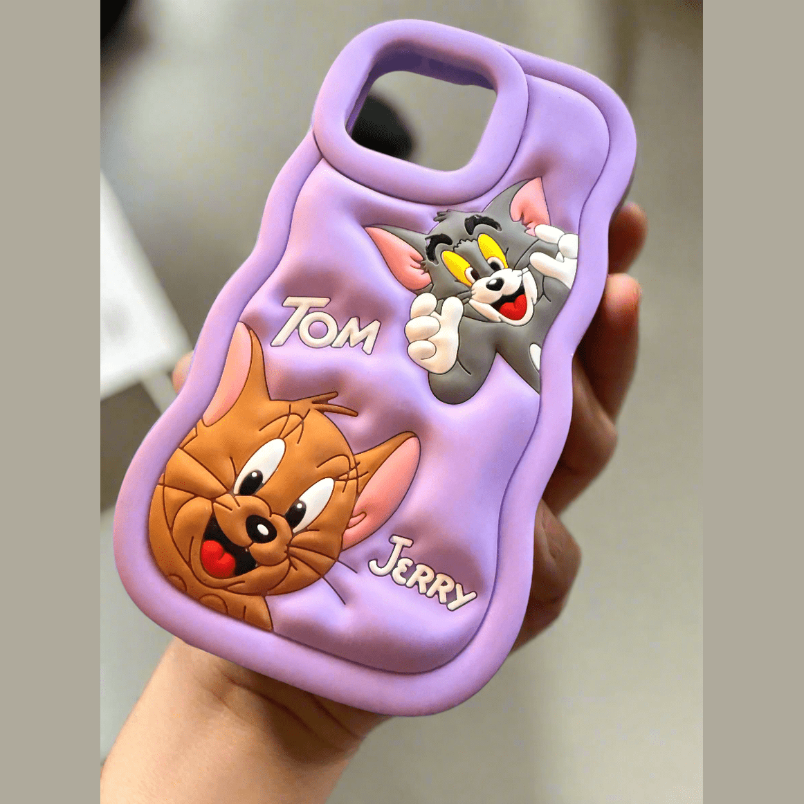 Tom & Jerry 3D Soft Durable TPU iPhone 15 PRO MAX case