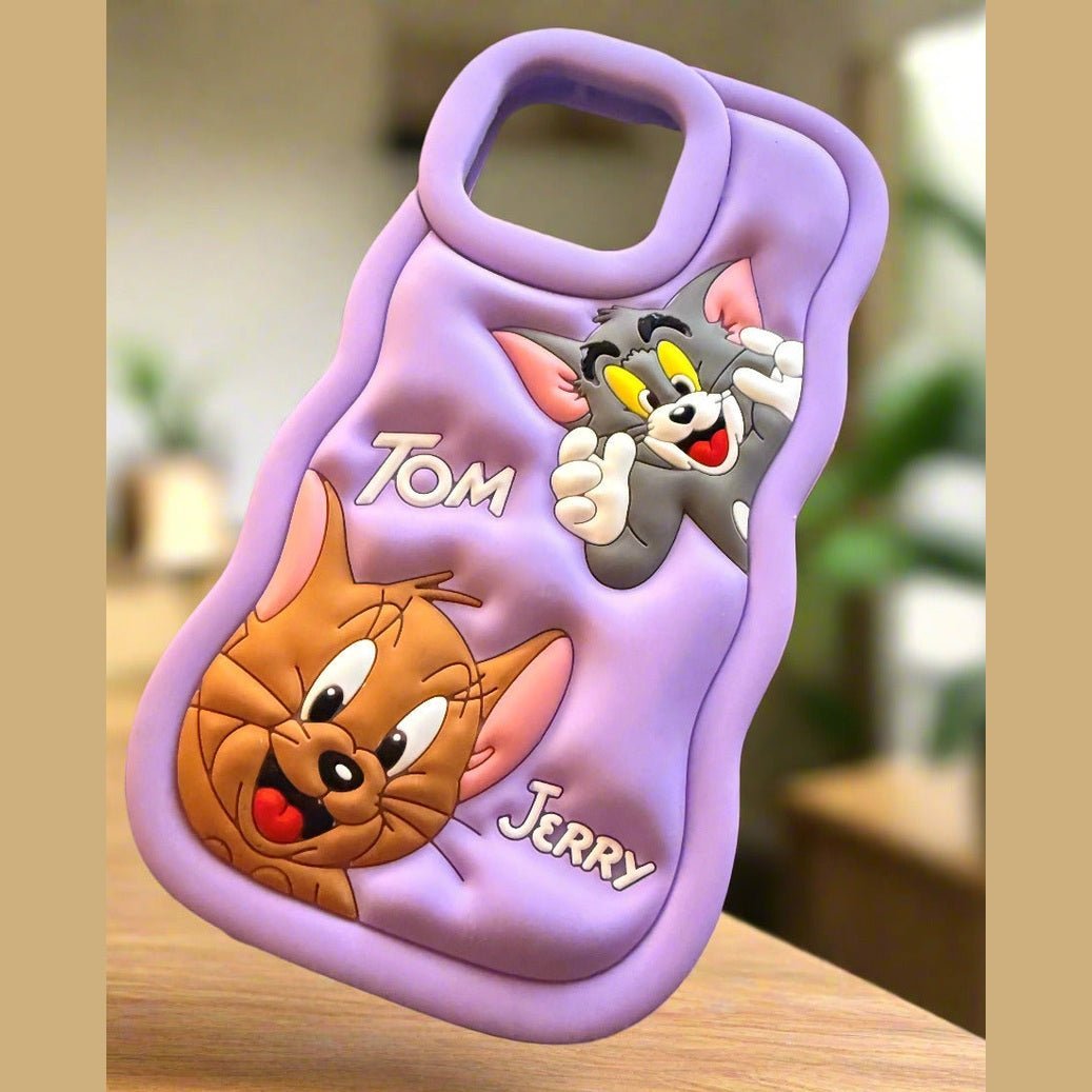 Tom & Jerry 3D Soft Durable TPU iPhone 15 PRO MAX case