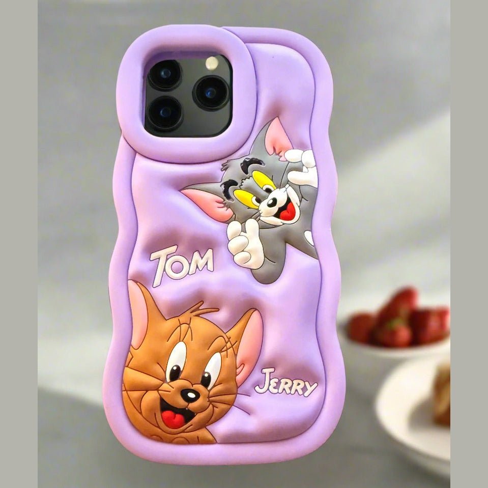 Tom & Jerry 3D Soft Durable TPU iPhone 15 PRO MAX case