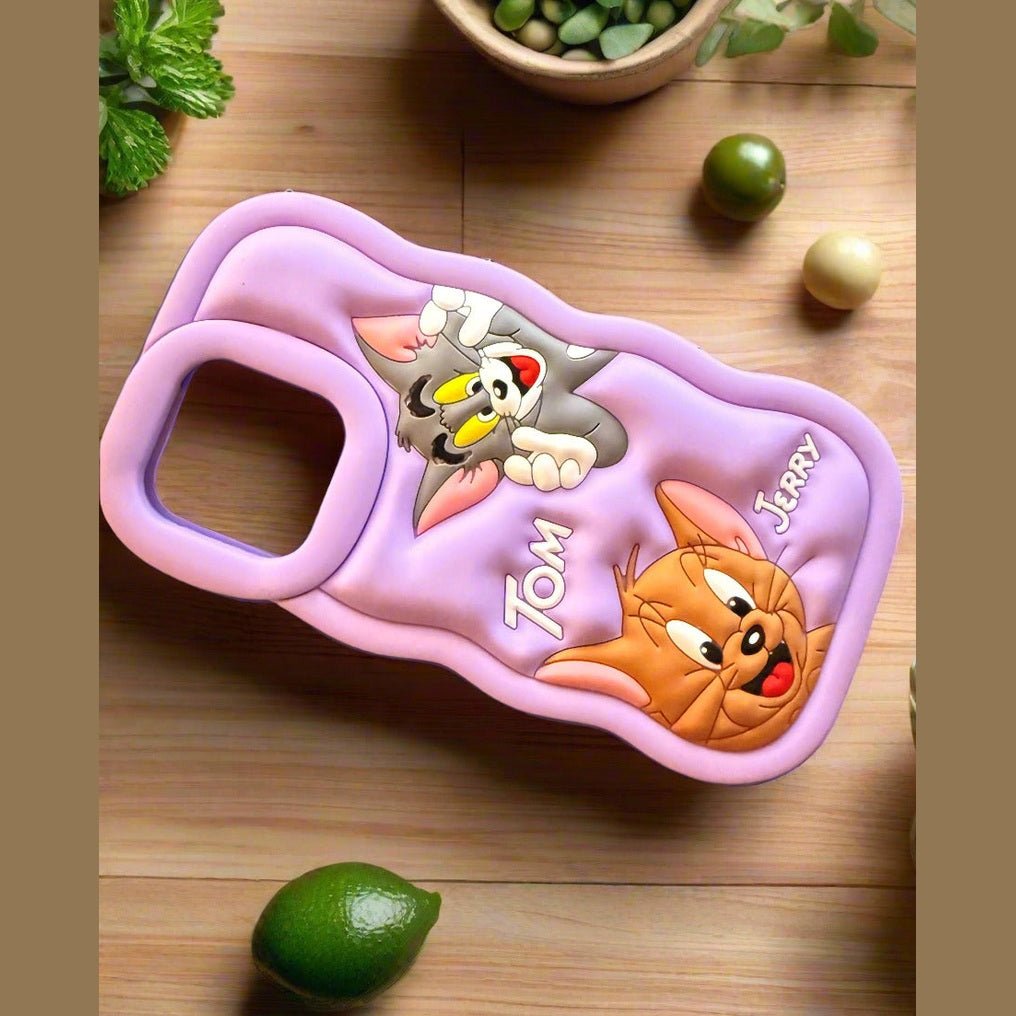 Tom & Jerry 3D Soft Durable TPU iPhone 15 PRO MAX case