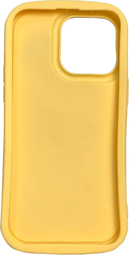 Back Cover Bumper TPU Case Compatiable with Iphone 14 Pro Max Case [Drop Protection, Non - Slip Airbag Design] Printed Case, Soft TPU Shockproof (Yellow) - Mobnizer.com
