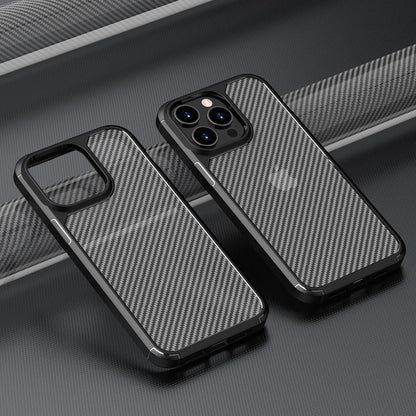 Berlia Carbon Fiber Back Cover iPhone 15 Pro Max Proof Military Grade