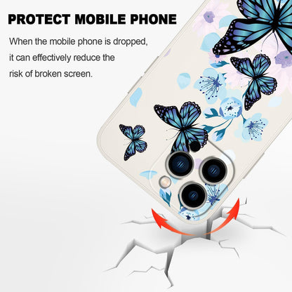 Butterfly for iPhone Case Scratch Resistant Soft Slim Fit Floral for iPhone cover - Mobnizer.com