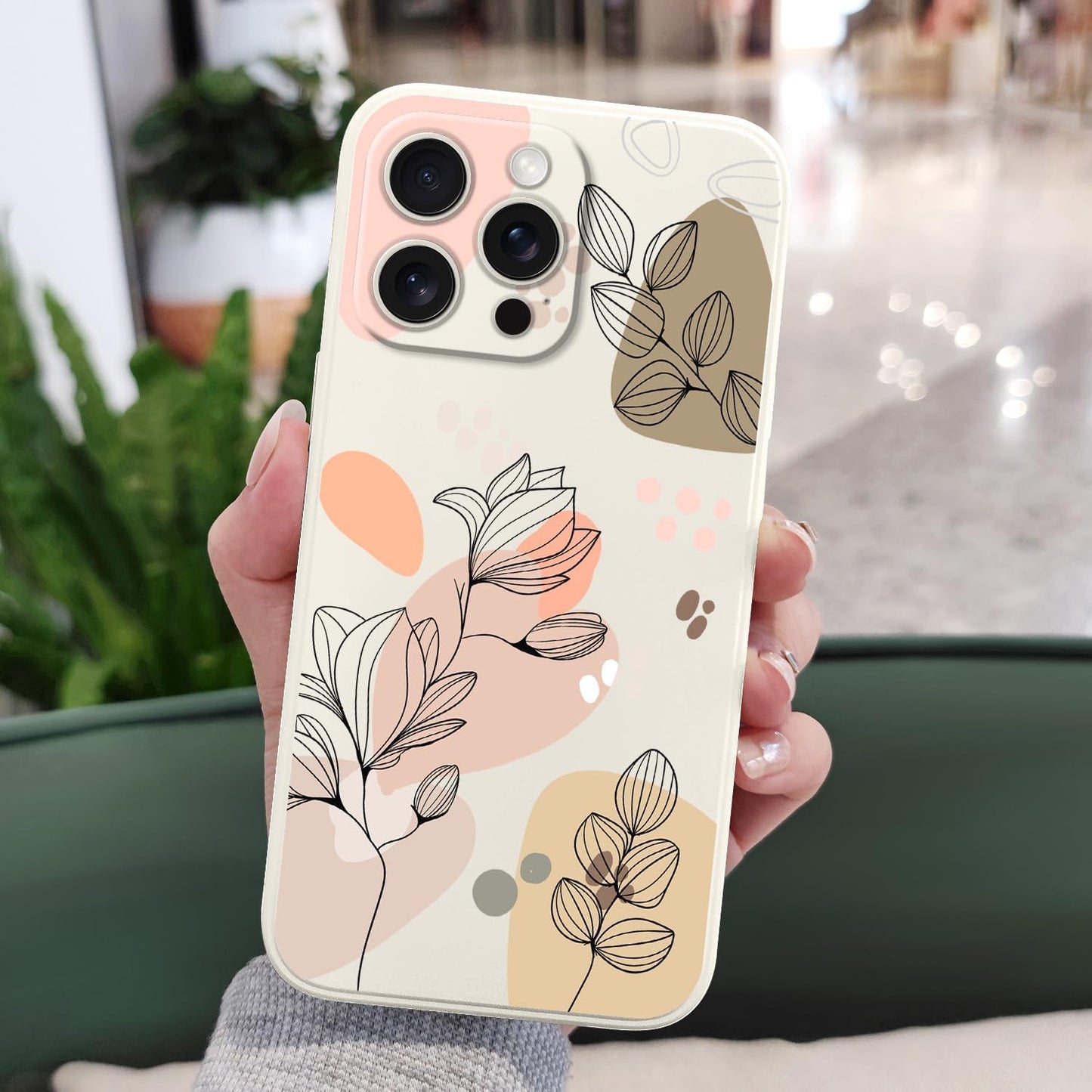 Butterfly for iPhone Case Scratch Resistant Soft Slim Fit Floral for iPhone cover - Mobnizer.com