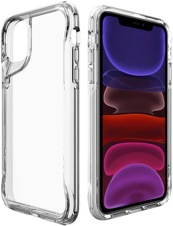 Gear 4 iPhone 15+ Plus/iPhone 14 Plus 6.7-Inch Case Transparent, Heavy Duty Durable 3-Layer [Not Yellowing][Military Grade Drop Protection] Shockproof/DropProof Protective Cover - Clear
