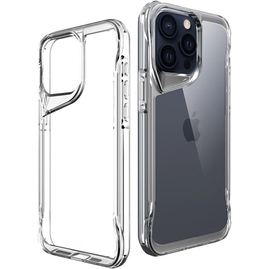 Gear 4 iPhone 15+ Plus/iPhone 14 Plus 6.7-Inch Case Transparent, Heavy Duty Durable 3-Layer [Not Yellowing][Military Grade Drop Protection] Shockproof/DropProof Protective Cover - Clear