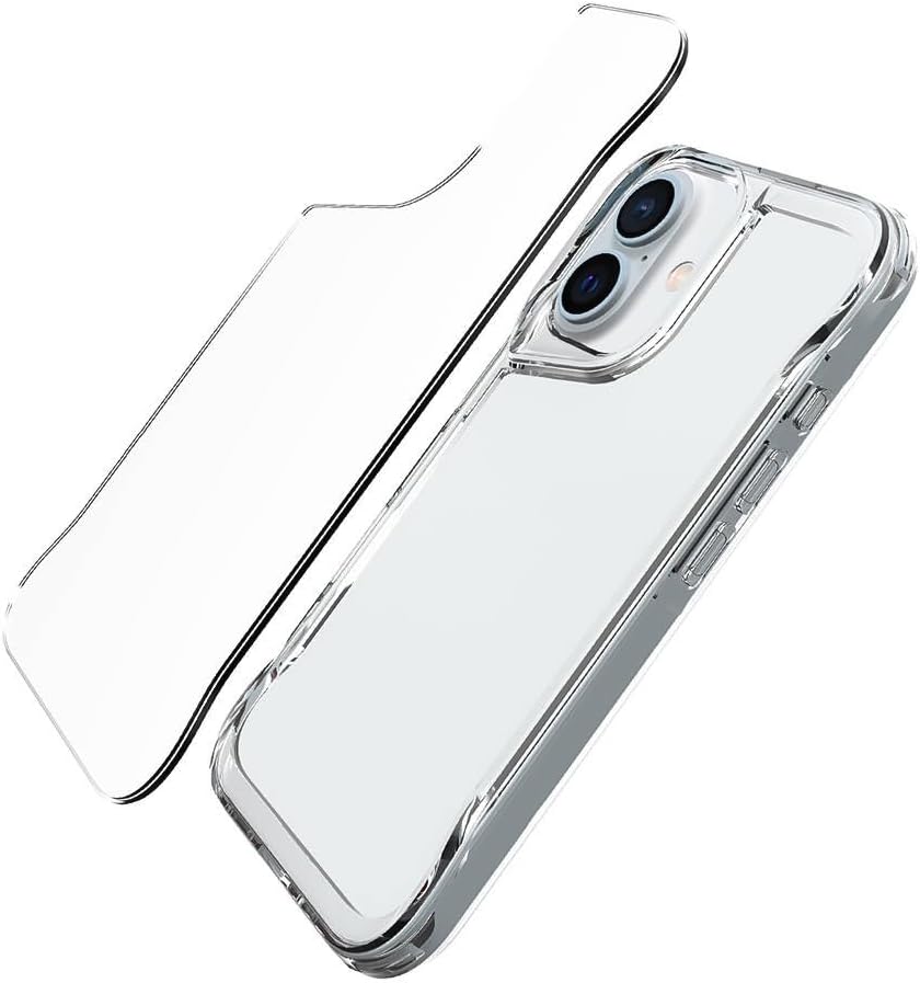 Gear 4 iPhone 15+ Plus/iPhone 14 Plus 6.7-Inch Case Transparent, Heavy Duty Durable 3-Layer [Not Yellowing][Military Grade Drop Protection] Shockproof/DropProof Protective Cover - Clear
