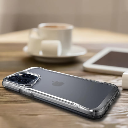 Gear 4 iPhone 15+ Plus/iPhone 14 Plus 6.7-Inch Case Transparent, Heavy Duty Durable 3-Layer [Not Yellowing][Military Grade Drop Protection] Shockproof/DropProof Protective Cover - Clear