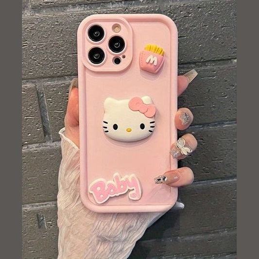 Hello Kitty 3D Soft Durable TPU iPhone case
