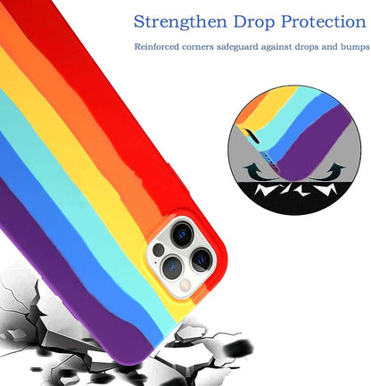 iPhone 14 Pro (6.1 Inch) Case, Liquid Silicone Case, Full Body Protective Cover, Shockproof, Slim Phone Case, Anti - Scratch Soft Microfiber Lining - Mobnizer.com