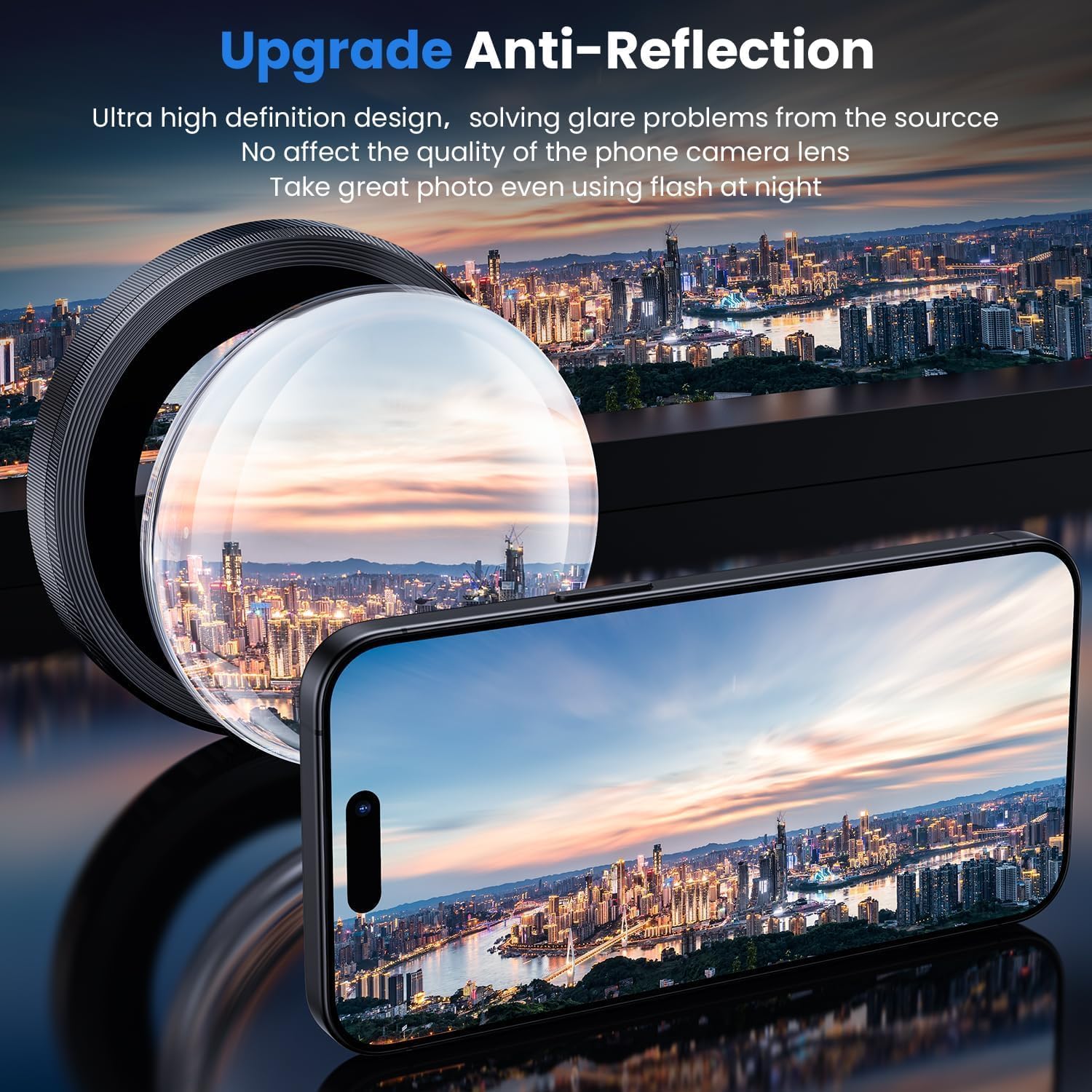 IPhone 16 Pro Max/Iphone 16 Pro Camera Lens Protector - [Original Shooting Model] Shatterproof Ultra HD Tempered Metal Glass Camera Screen Protector Cover