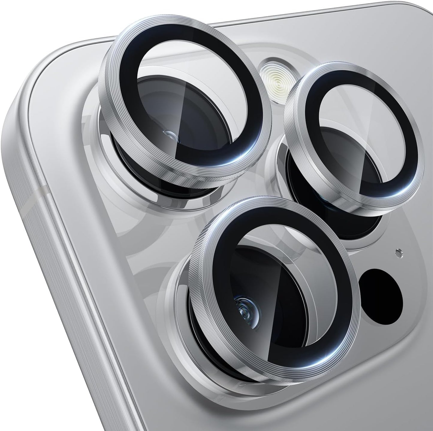 IPhone 16 Pro Max/Iphone 16 Pro Camera Lens Protector - [Original Shooting Model] Shatterproof Ultra HD Tempered Metal Glass Camera Screen Protector Cover