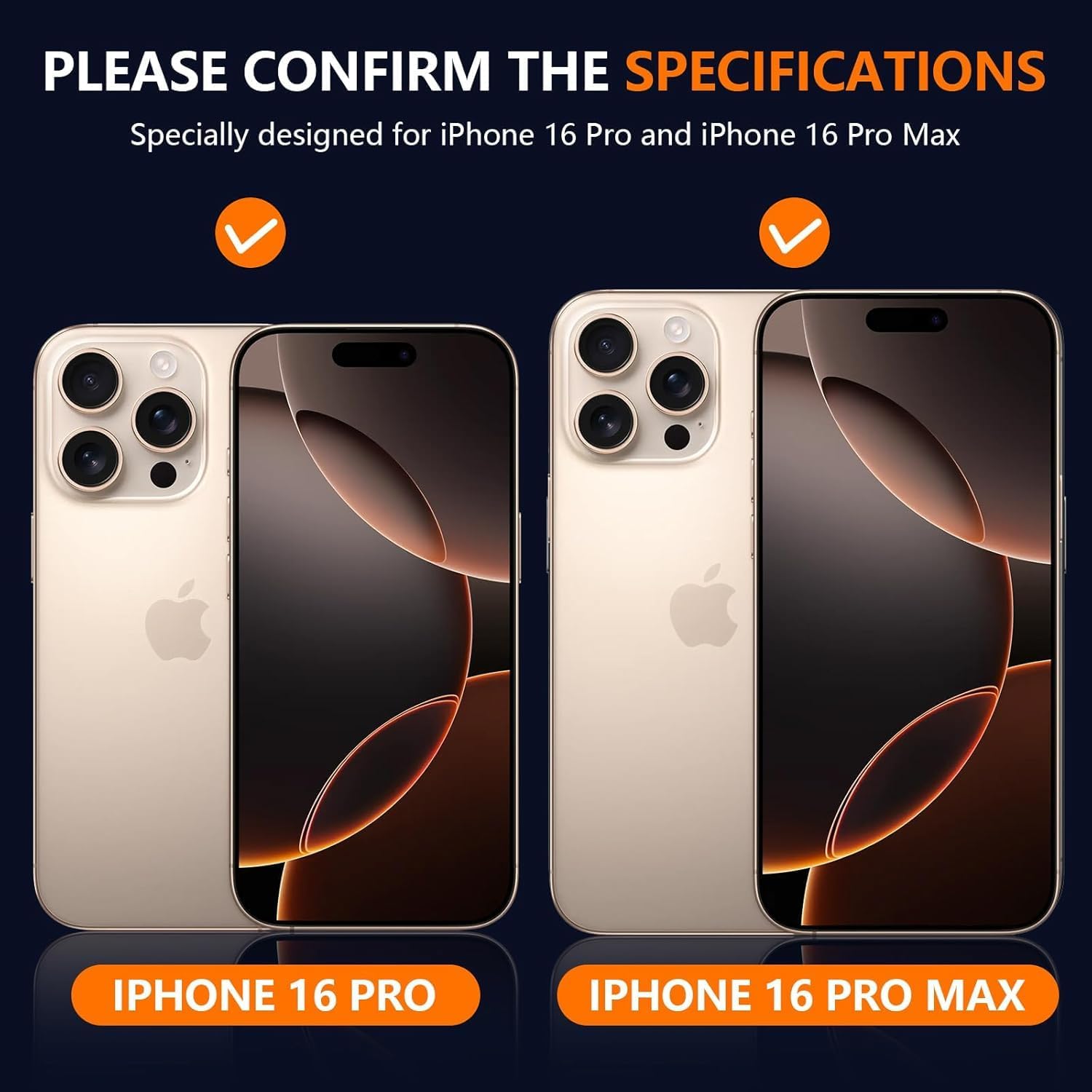 IPhone 16 Pro Max/Iphone 16 Pro Camera Lens Protector - [Original Shooting Model] Shatterproof Ultra HD Tempered Metal Glass Camera Screen Protector Cover