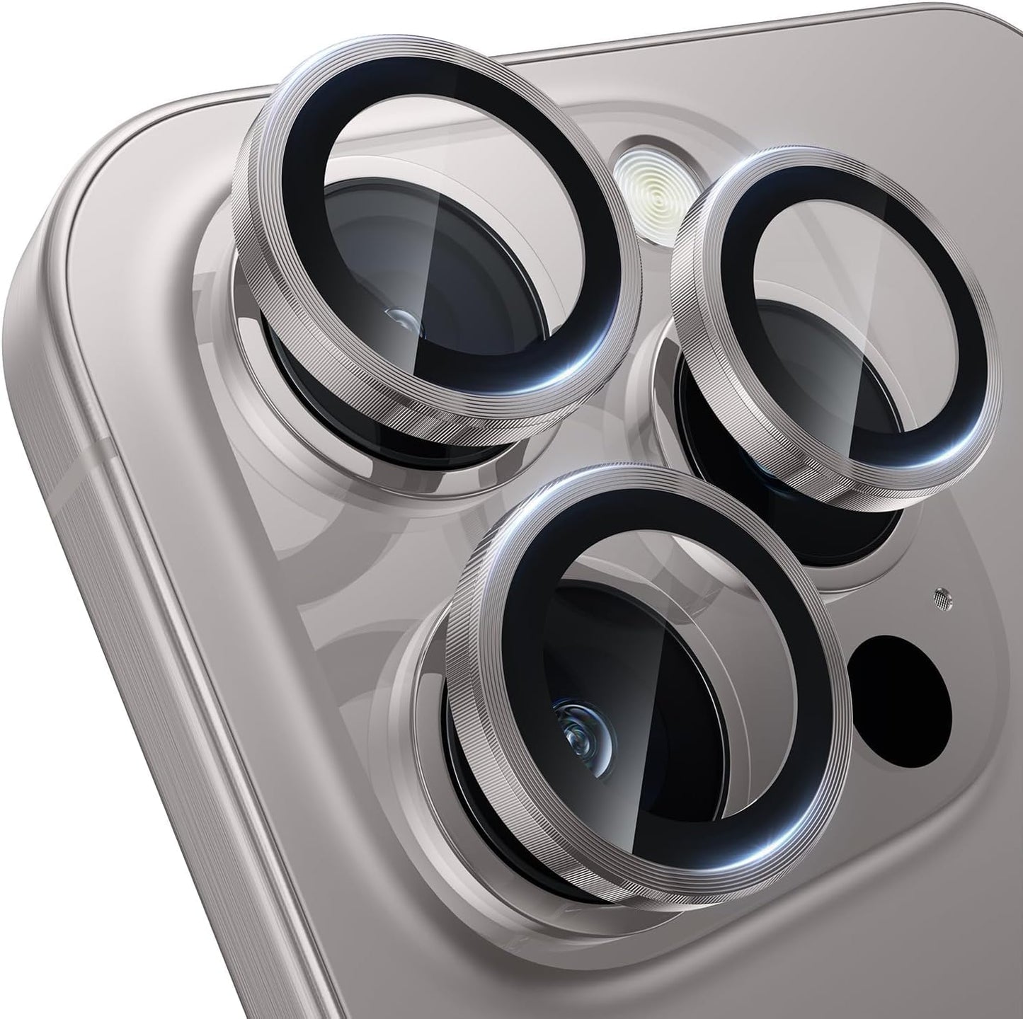 IPhone 16 Pro Max/Iphone 16 Pro Camera Lens Protector - [Original Shooting Model] Shatterproof Ultra HD Tempered Metal Glass Camera Screen Protector Cover