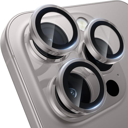 IPhone 16 Pro Max/Iphone 16 Pro Camera Lens Protector - [Original Shooting Model] Shatterproof Ultra HD Tempered Metal Glass Camera Screen Protector Cover