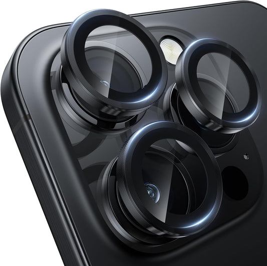 IPhone 16 Pro Max/Iphone 16 Pro Camera Lens Protector - [Original Shooting Model] Shatterproof Ultra HD Tempered Metal Glass Camera Screen Protector Cover