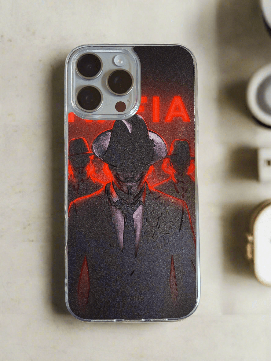 Mafia Boss Slim TPU Printed Case for iPhone 16 Pro Max