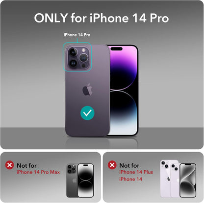 Magnetic Case with MagSafe, Shockproof Military - Grade Protection, Magnetic Phone Clear Case for iPhone 14 Pro Clear - Mobnizer.com