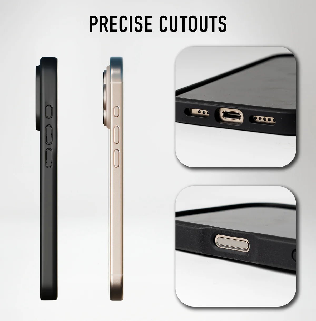 Magnetic MagSafe Case for iPhone 16 Pro Max Shockproof Phone Bumper Cover (Black)