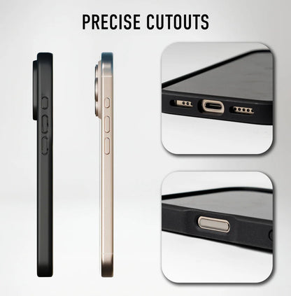 Magnetic MagSafe Case for iPhone 16 Pro Max Shockproof Phone Bumper Cover (Black)
