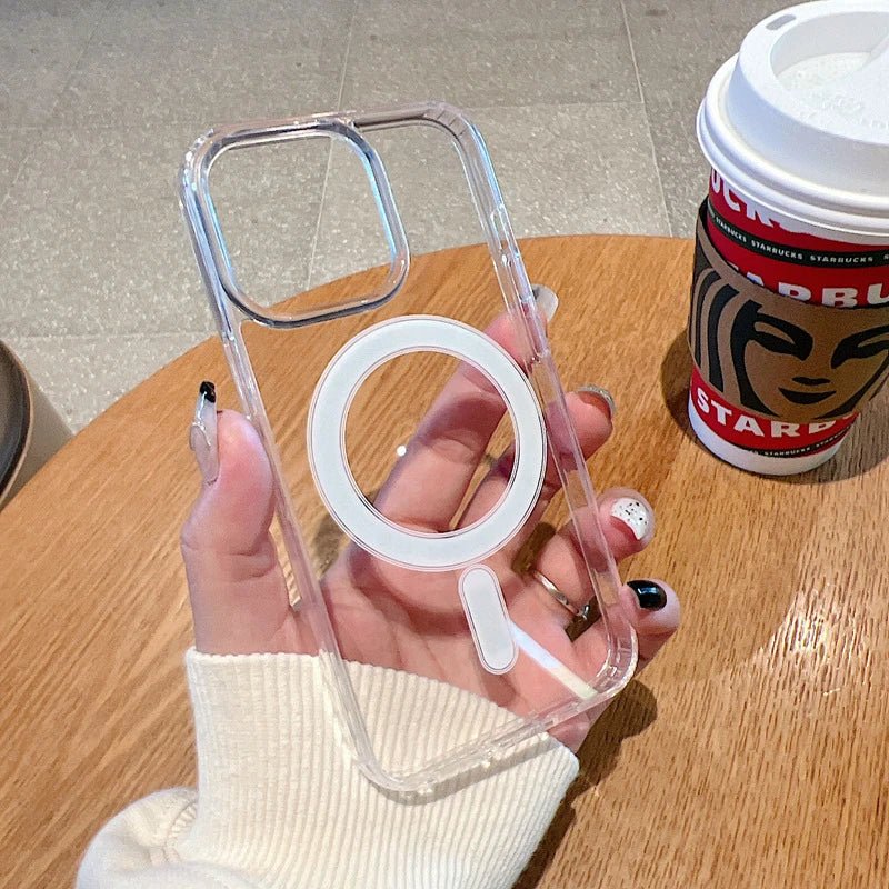MagSafe Thinnest Magnetic Clear Premium Case for iPhone