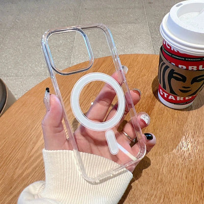 MagSafe Thinnest Magnetic Clear Premium Case for iPhone