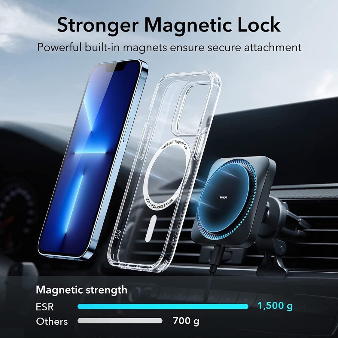 MagSafe Thinnest Magnetic Clear Premium Case for iPhone