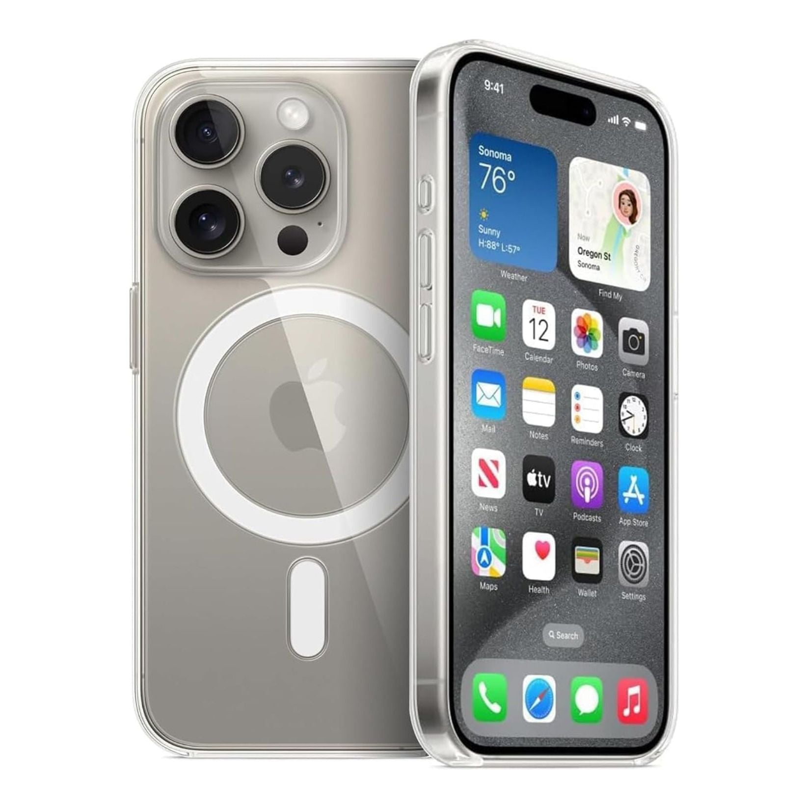 MagSafe Thinnest Magnetic Clear Premium Case for iPhone