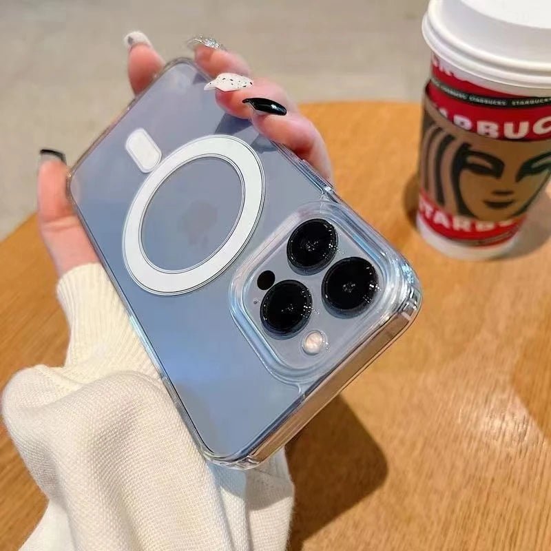 MagSafe Thinnest Magnetic Clear Premium Case for iPhone