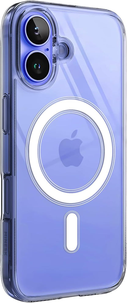 Minesk Clear Case Compatible with Magsafe for iPhone Crystal Clear Material Polycarbonate Back - Mobnizer.com