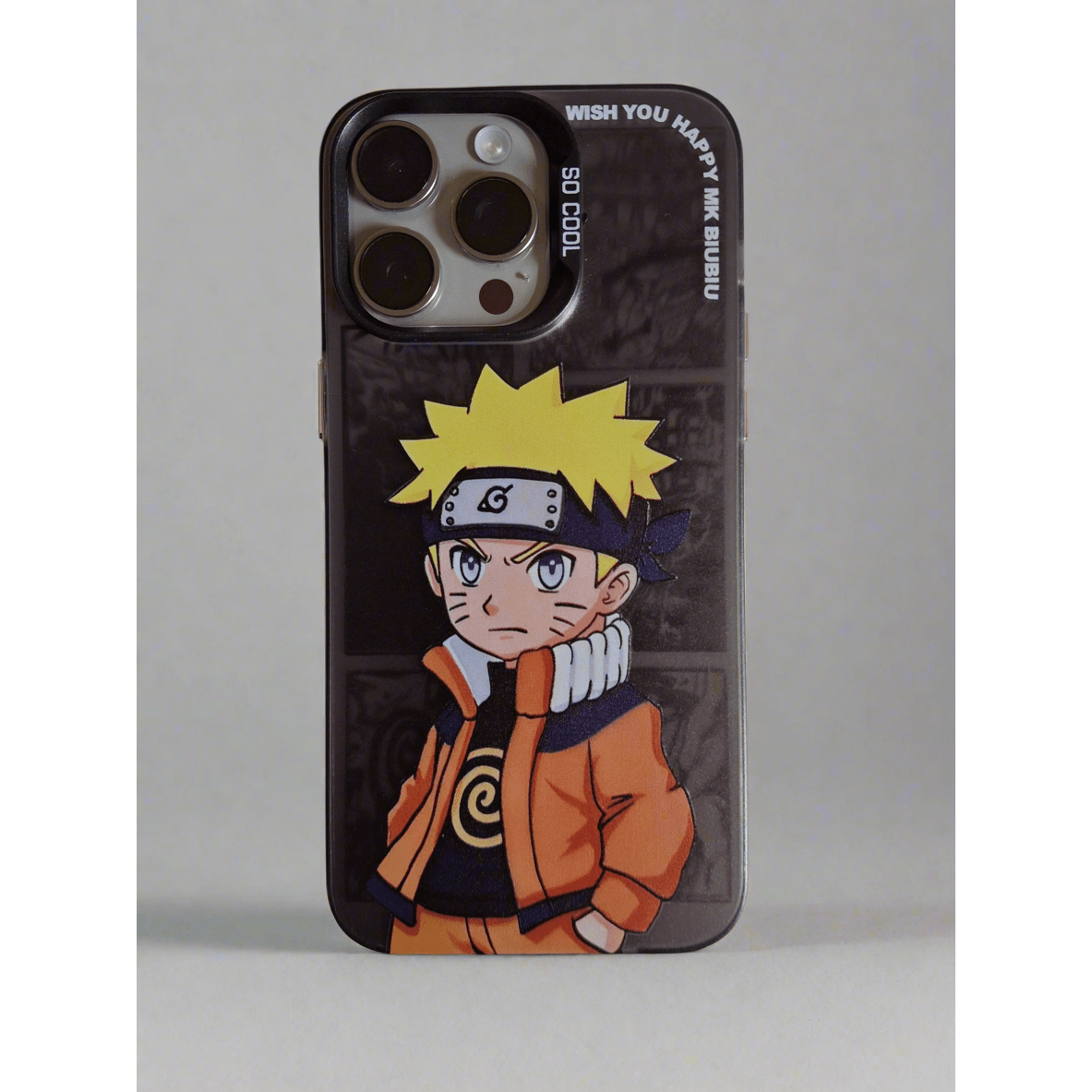 Naruto Uzumaki Anime Solid Durable iPhone 15 Pro Max case