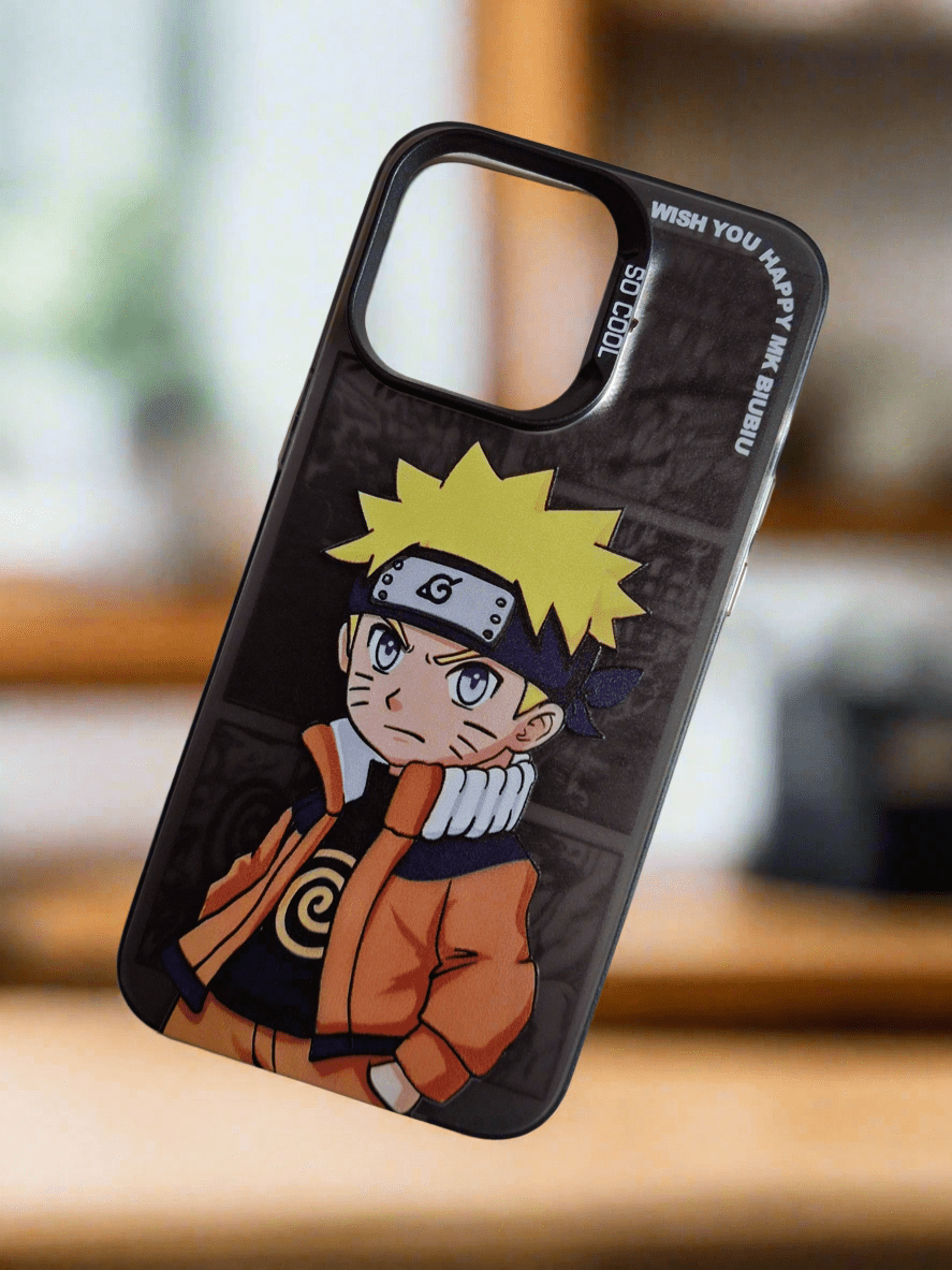 Naruto Uzumaki Anime Solid Durable iPhone 15 Pro Max case