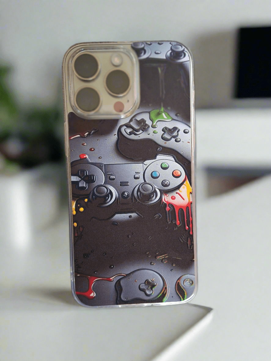 PlayStation Slim TPU Printed Case for iPhone 15 Pro Max