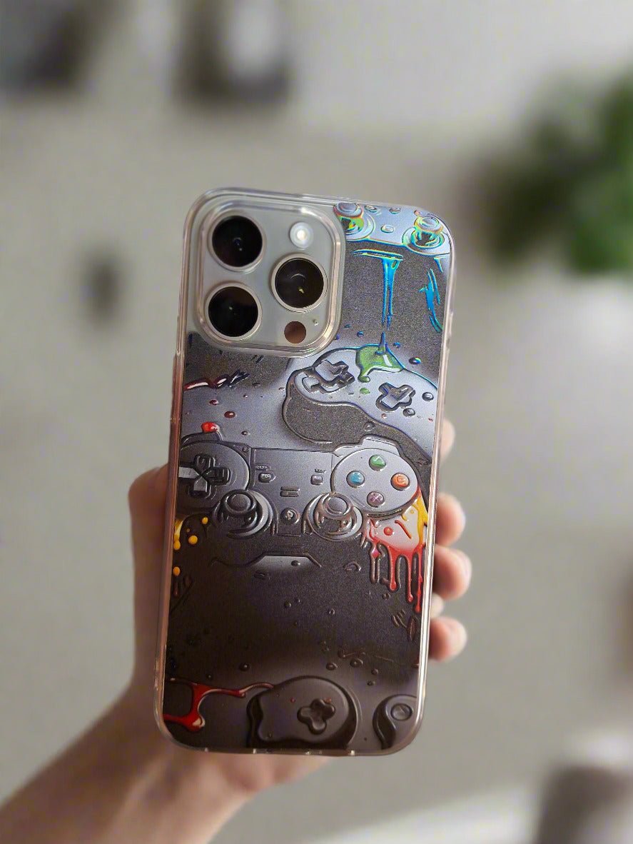 PlayStation Slim TPU Printed Case for iPhone 15 Pro Max