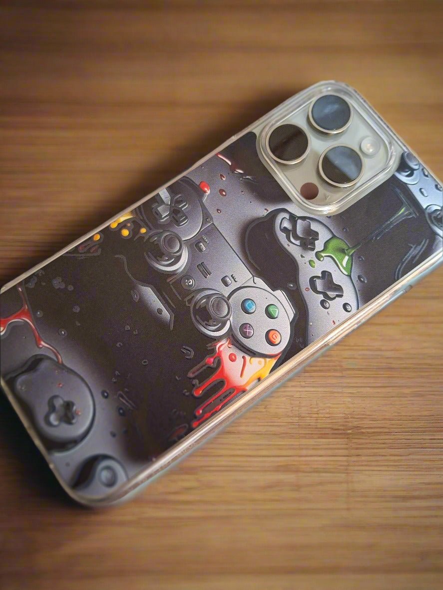 PlayStation Slim TPU Printed Case for iPhone 15 Pro Max