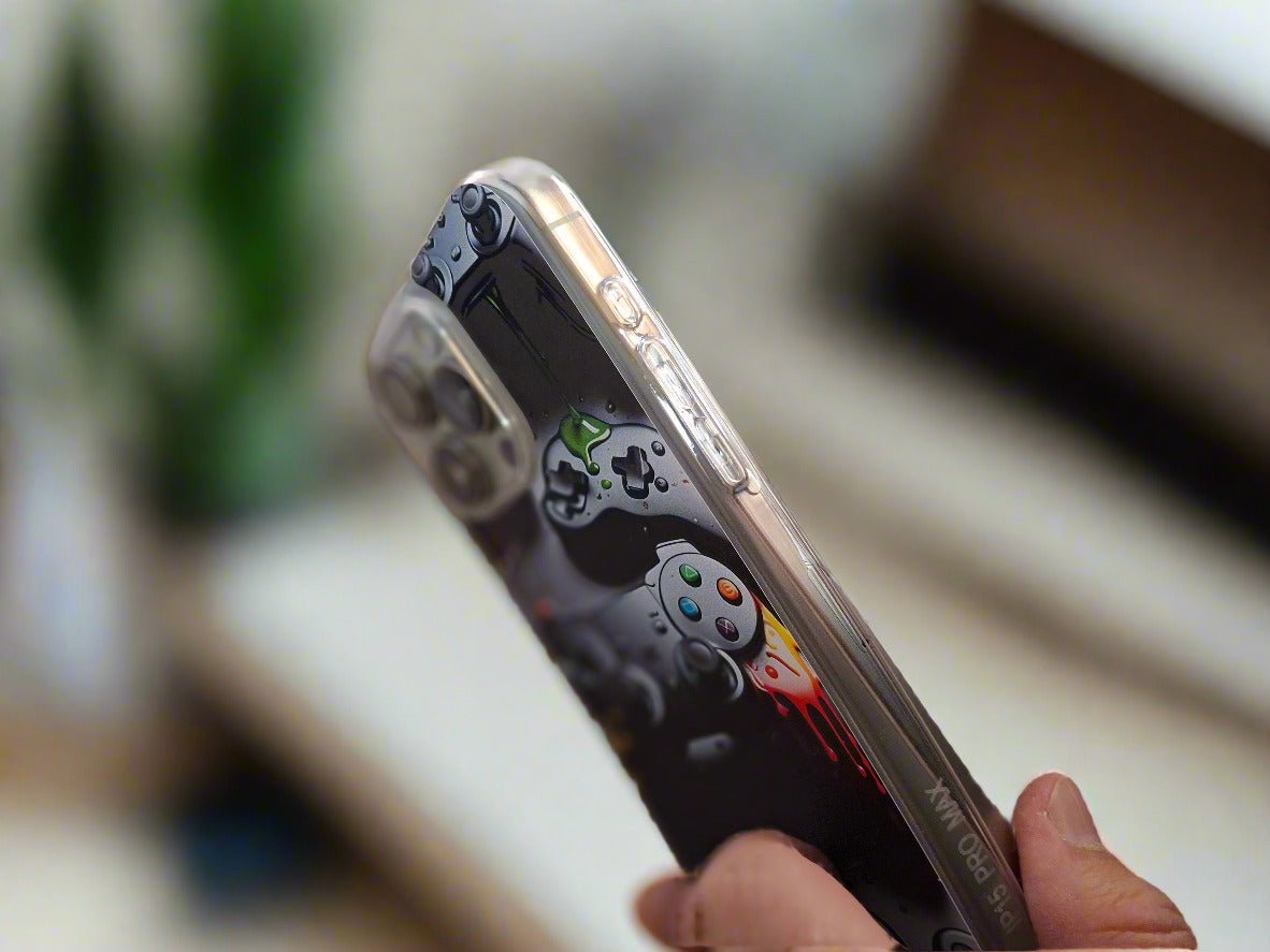 PlayStation Slim TPU Printed Case for iPhone 15 Pro Max