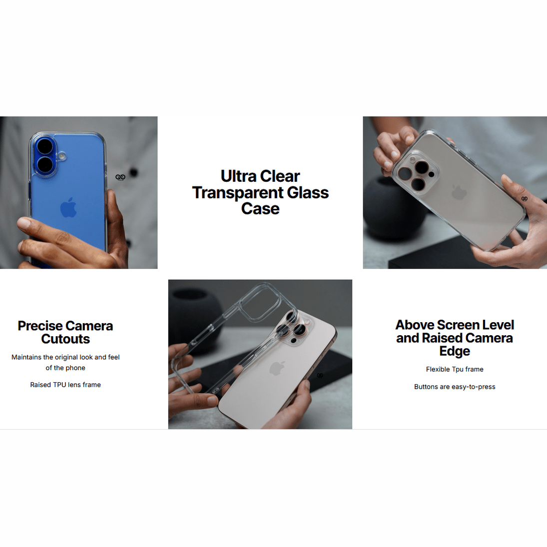 Premium CLEAR GRIP TPU CASE for iPhone