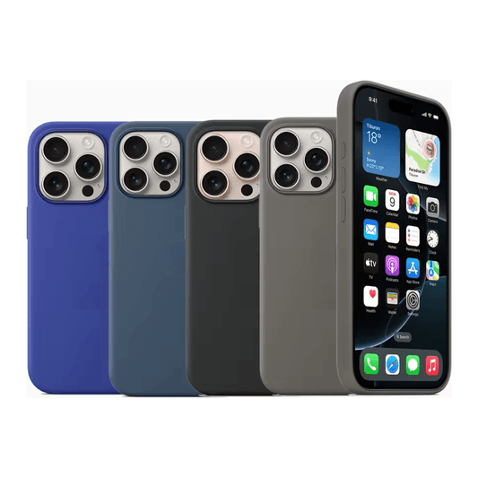 Silicone Case Silky Soft Finish Cover For iPhone 16 Pro Max