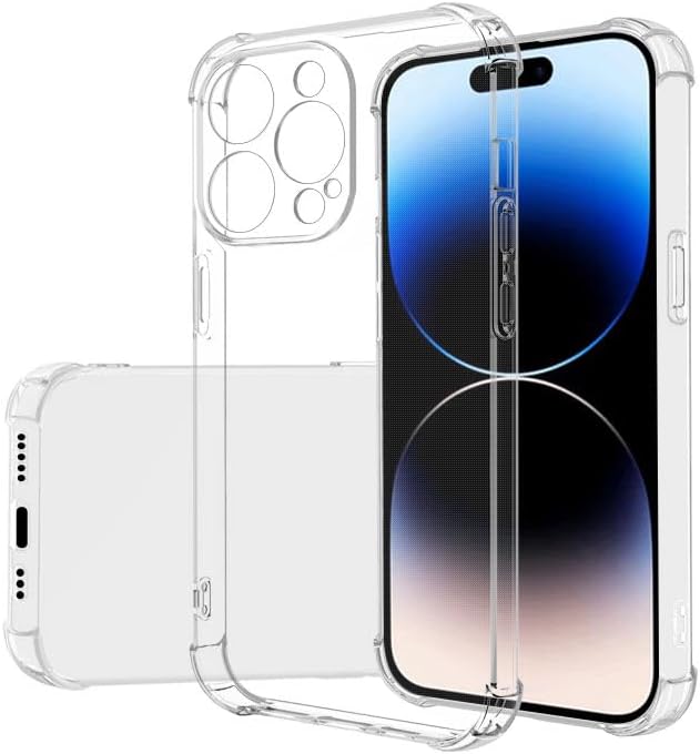Soft TPU Silicone Bumper, Reinforced Corners, Full Camera Protection Cover for Iphone - Mobnizer.com